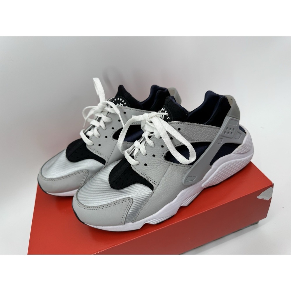 Nike Air Huarache Grey Fog Obsidian Sneakers Retro DD1068-005 Mens Size 8 - Picture 2 of 16